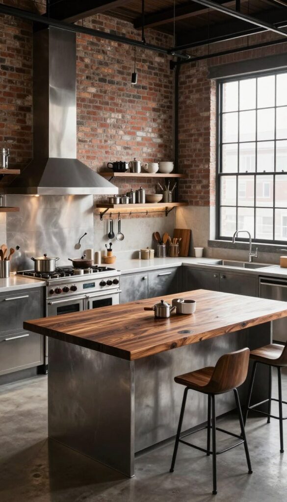 Industrial kitchen style