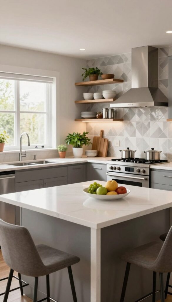 Modern kitchen remodel for a stylish home