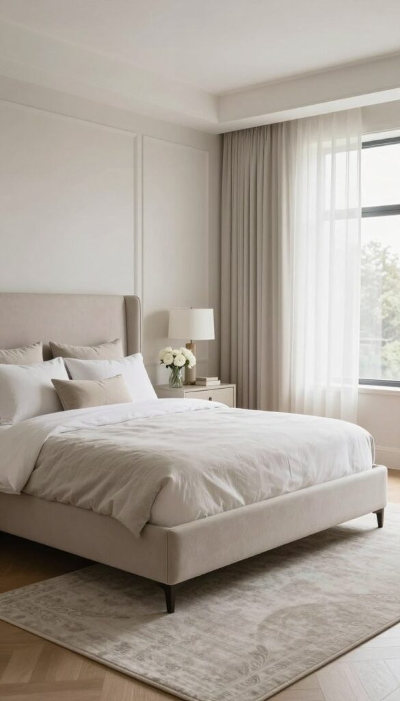 luxury neutral bedroom