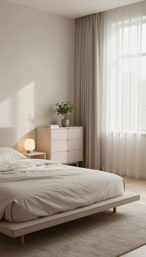 minimalist bedroom