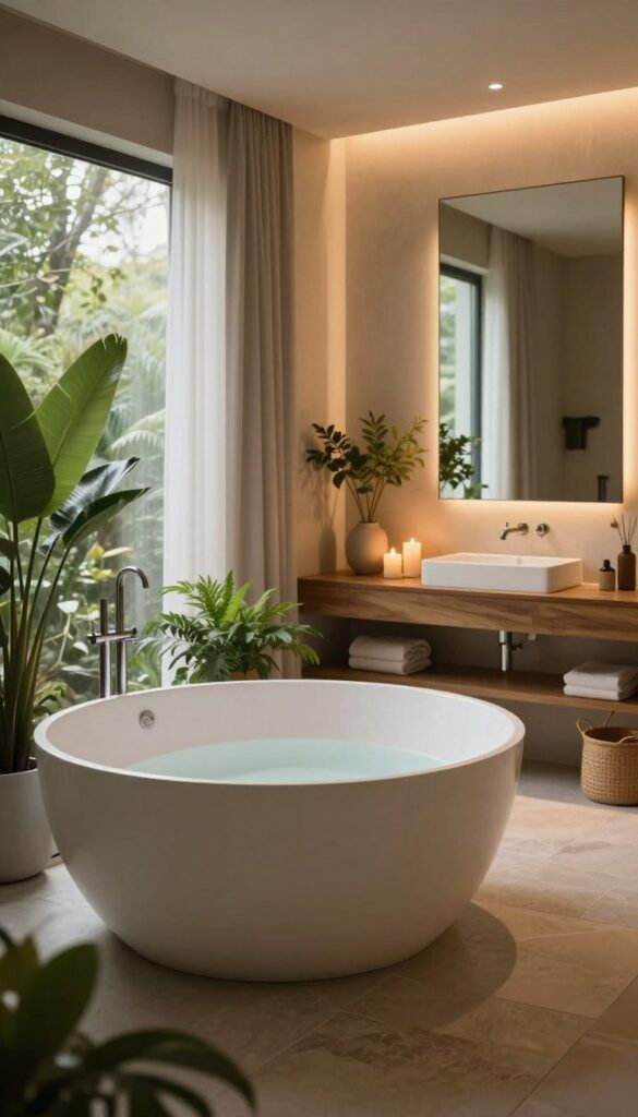 spa-like bathroom
